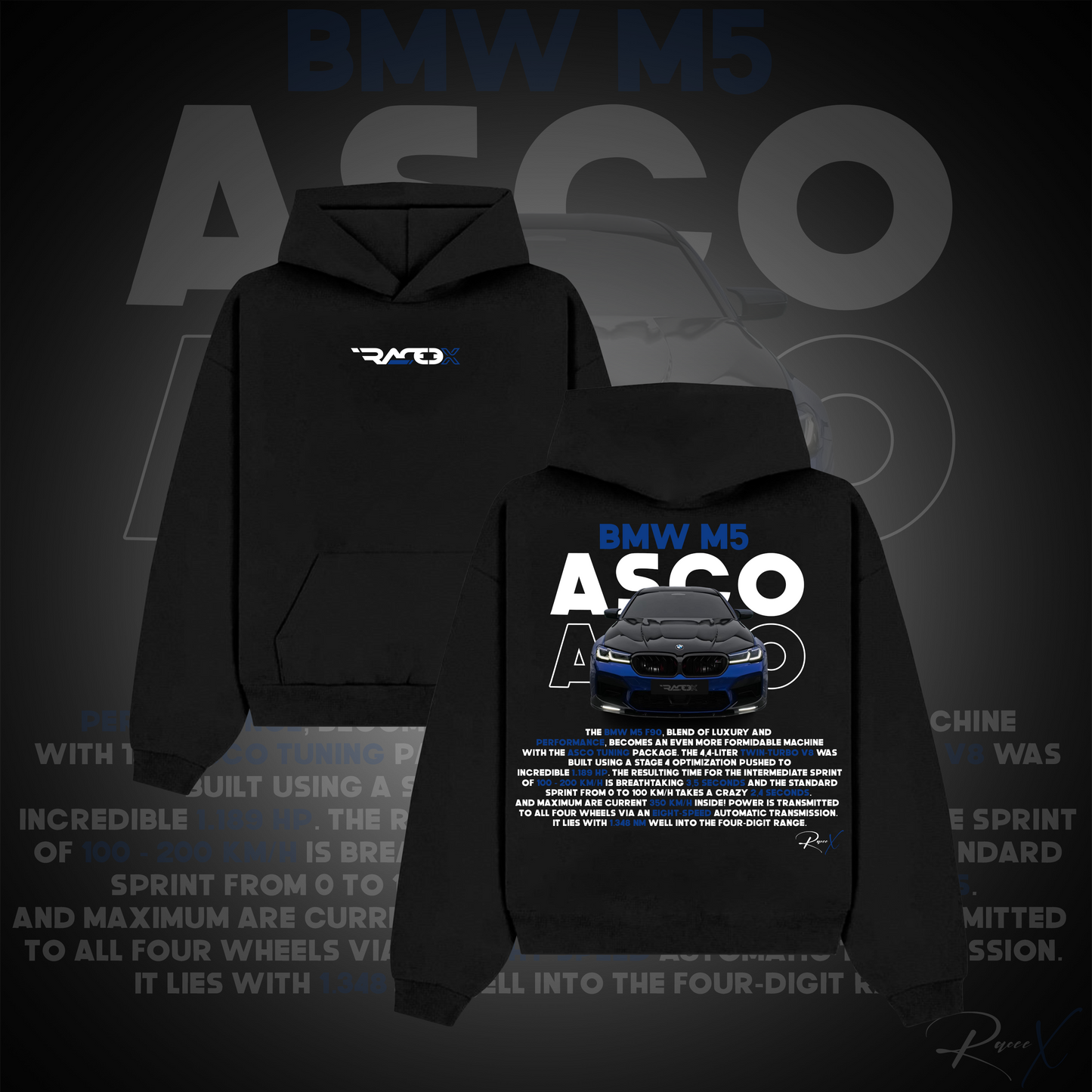 BMW M5 ASCO Pulóver