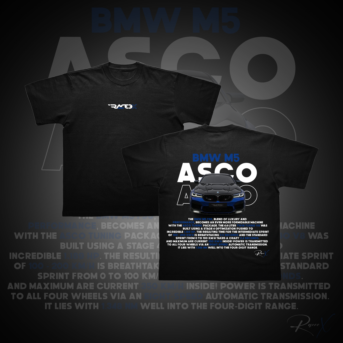 BMW M5 ASCO Póló