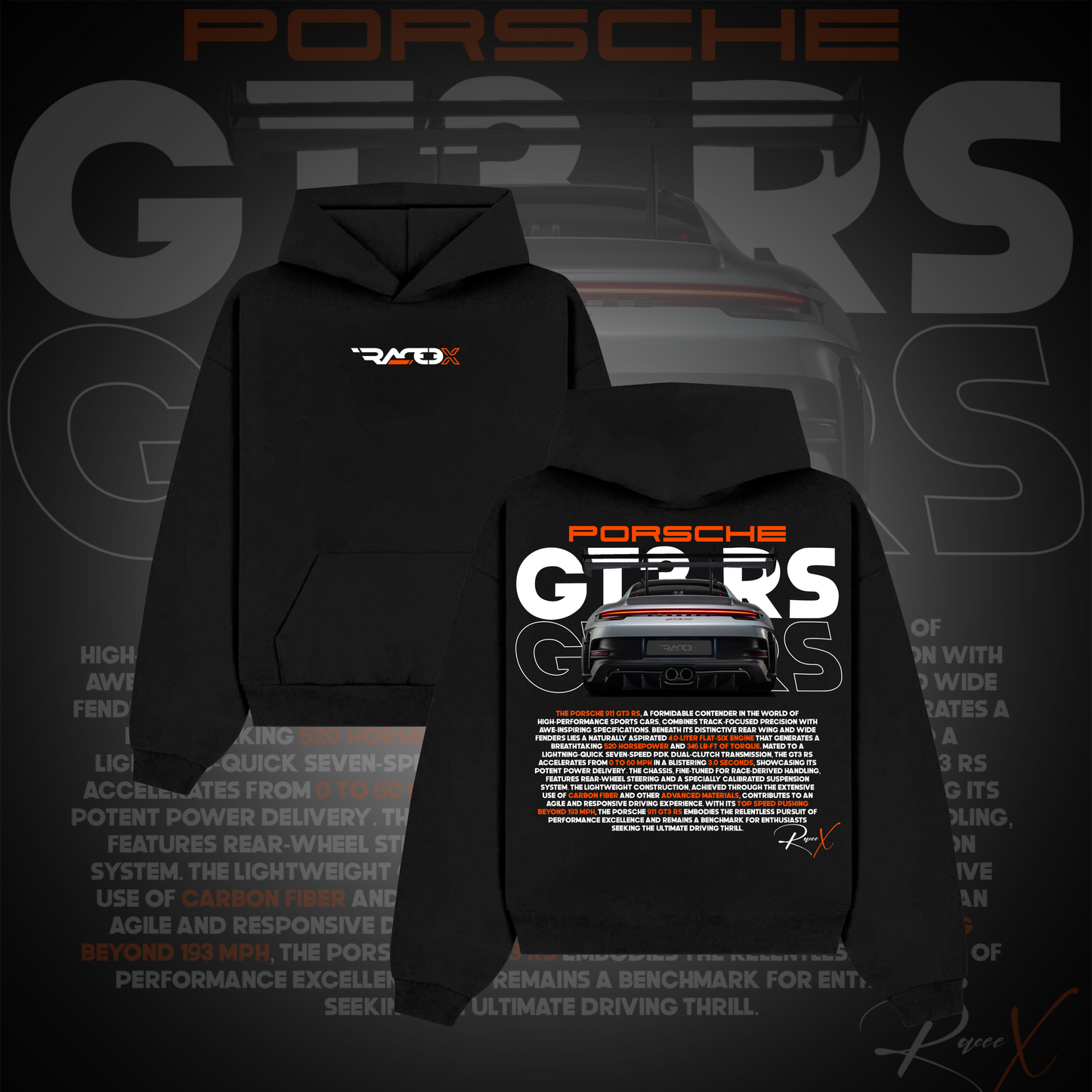 Porsche GT3RS Pulóver