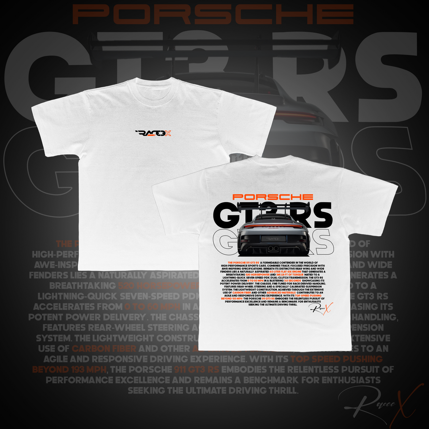 Porsche GT3RS Póló