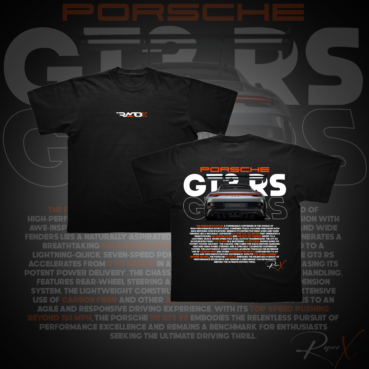 Porsche GT3RS Póló