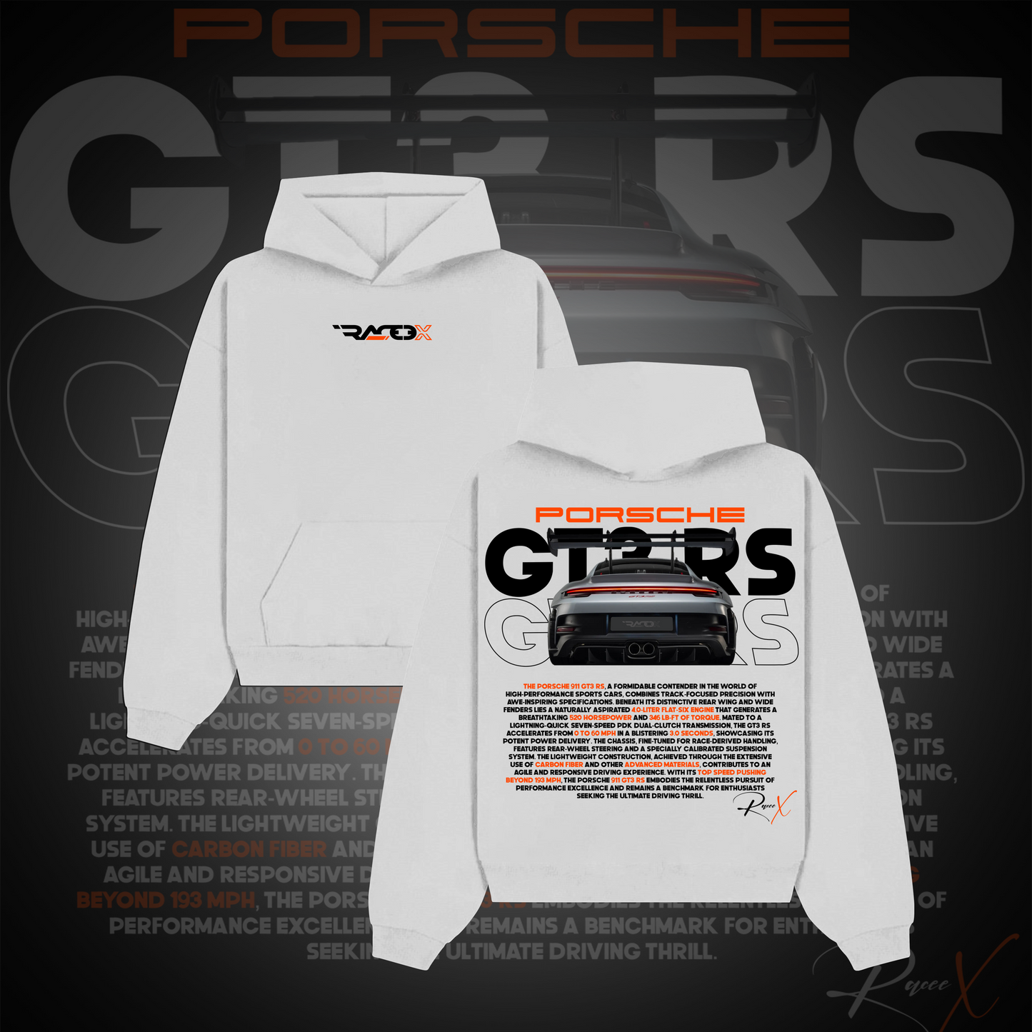 Porsche GT3RS Pulóver