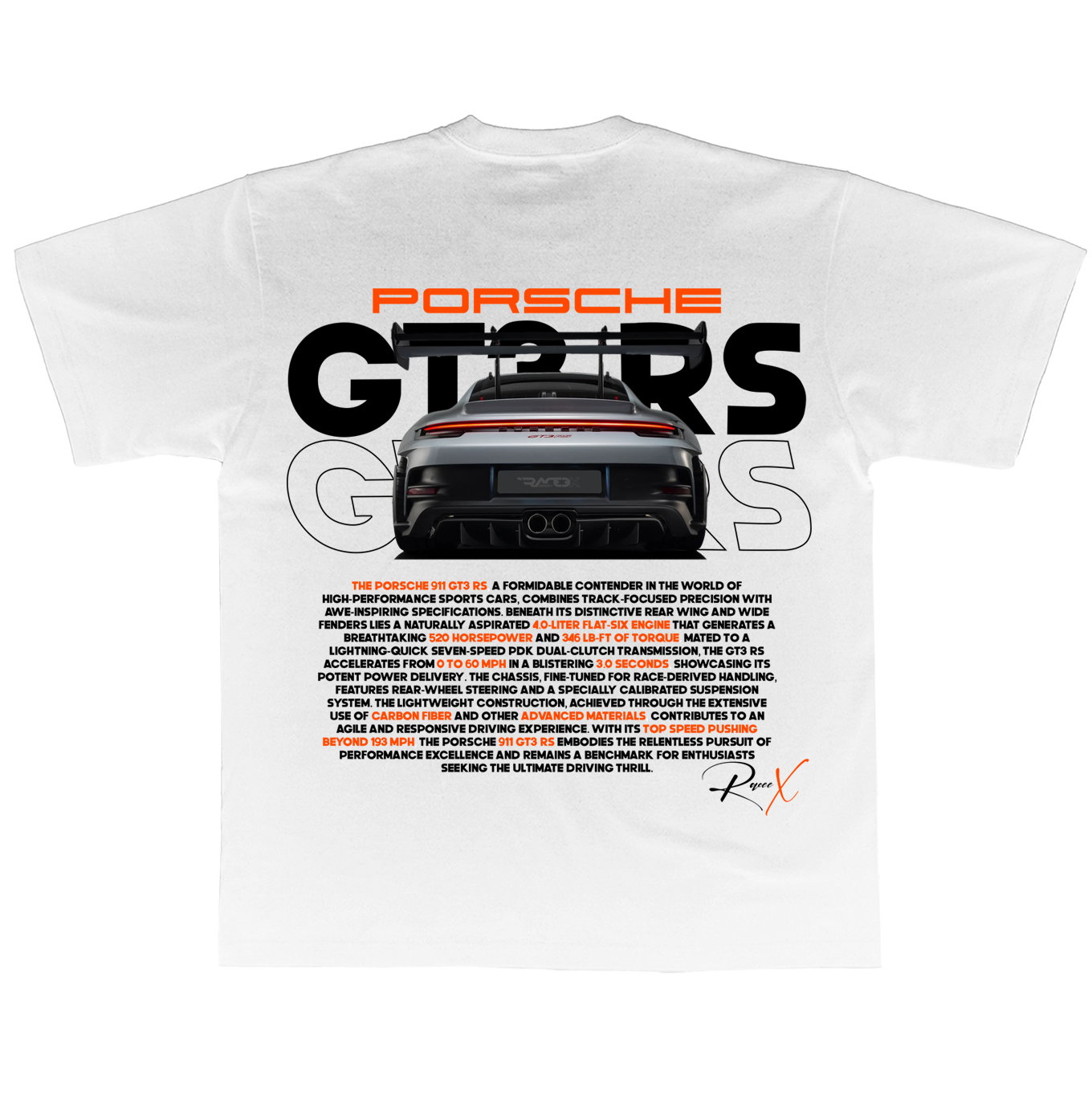 Porsche GT3RS Póló